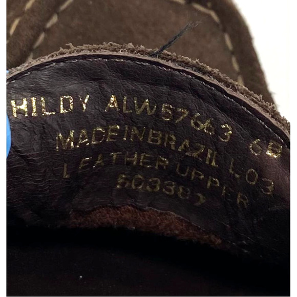 Lauren by Ralph Lauren Hildy Suede Leather Brown Driving Shoe Loafer - Picture 5 of 5